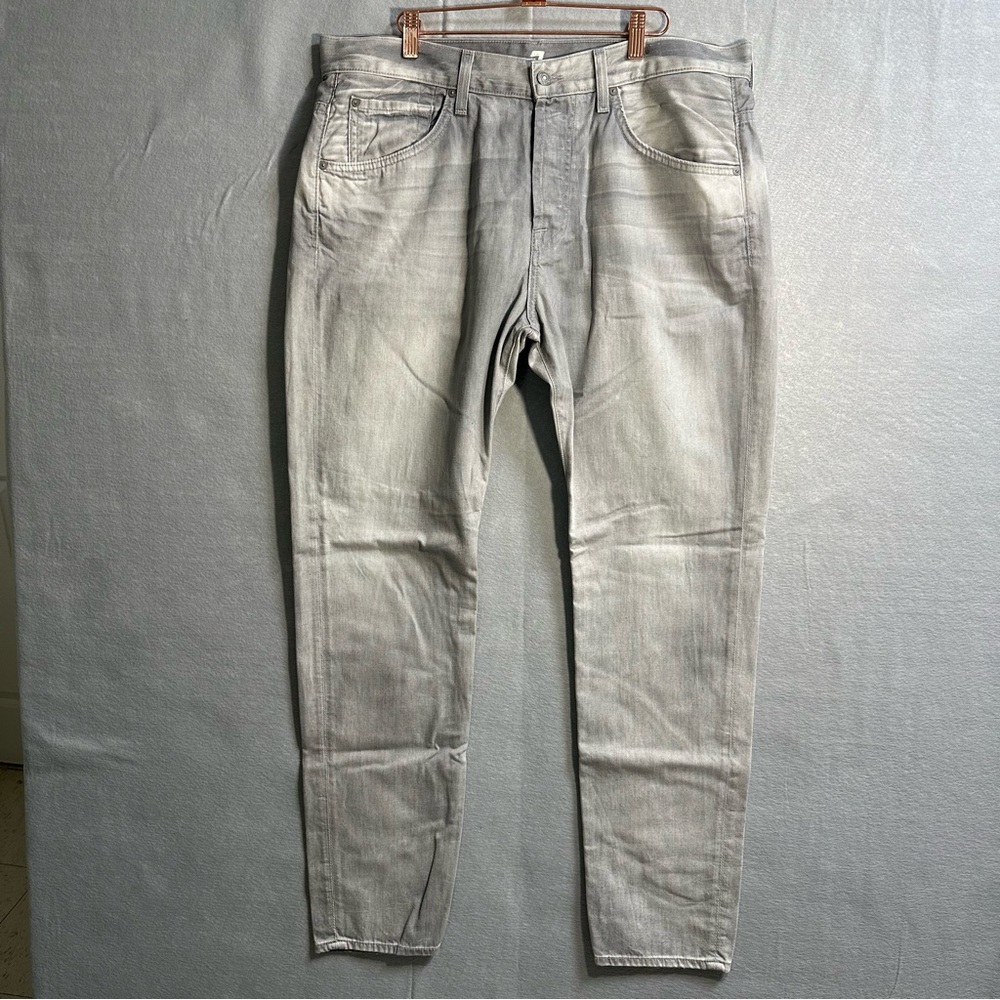 7 For All Mankind Men's Brayden Jeans Size 36 grey jeans Denim